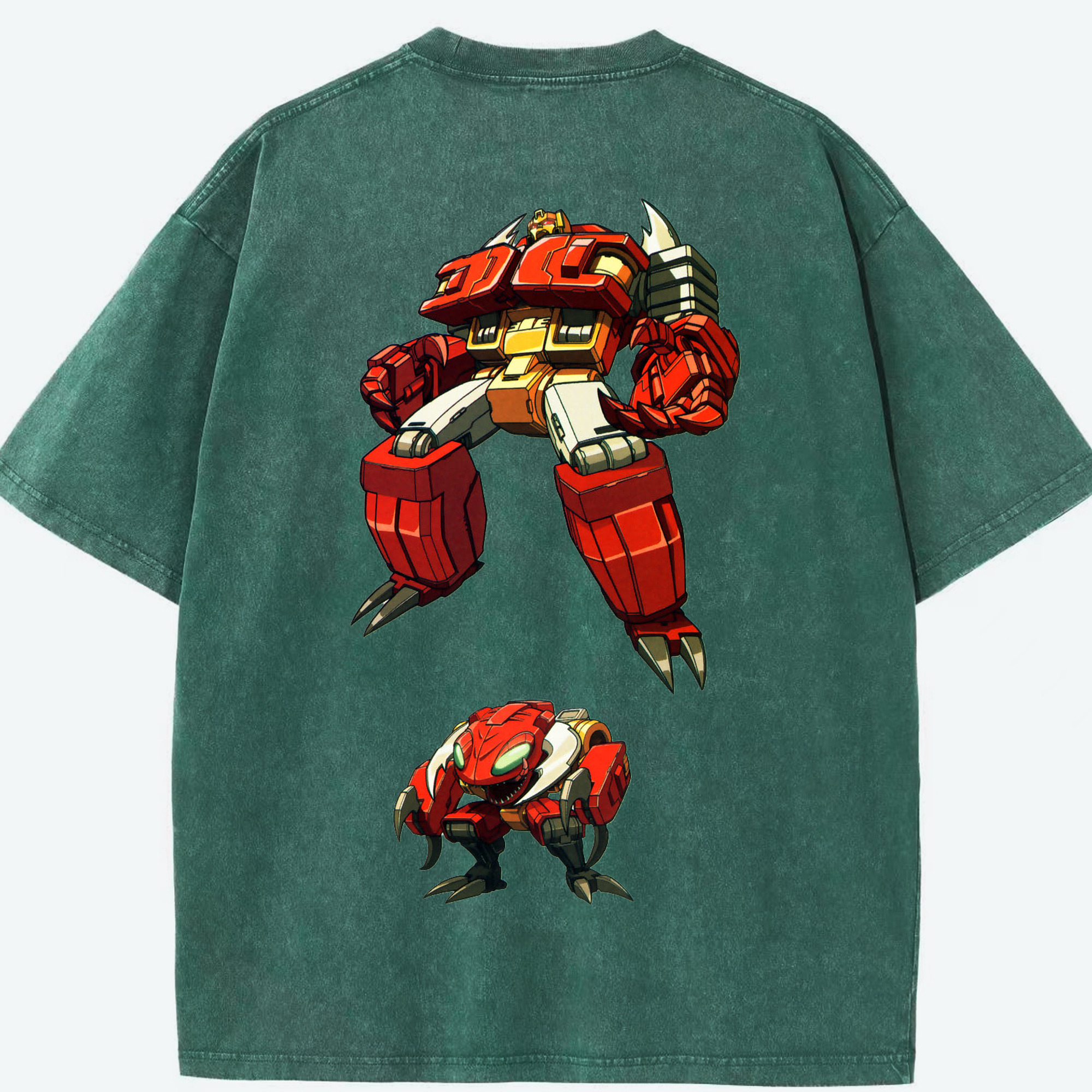 （画像用）  綿100% ヴィンテージ風 半袖Tシャツ（背面プリント）